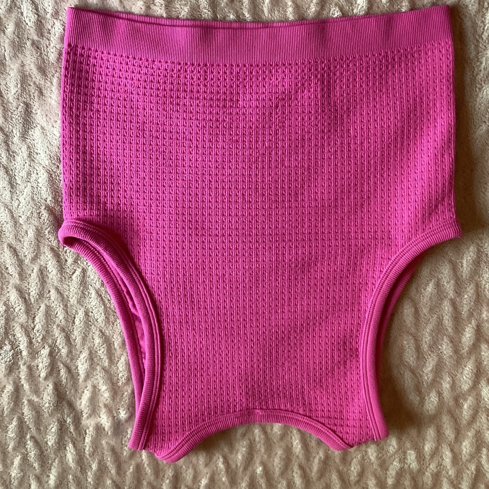 Hot pink, cropped tank top, S/M,  Brand: By Together